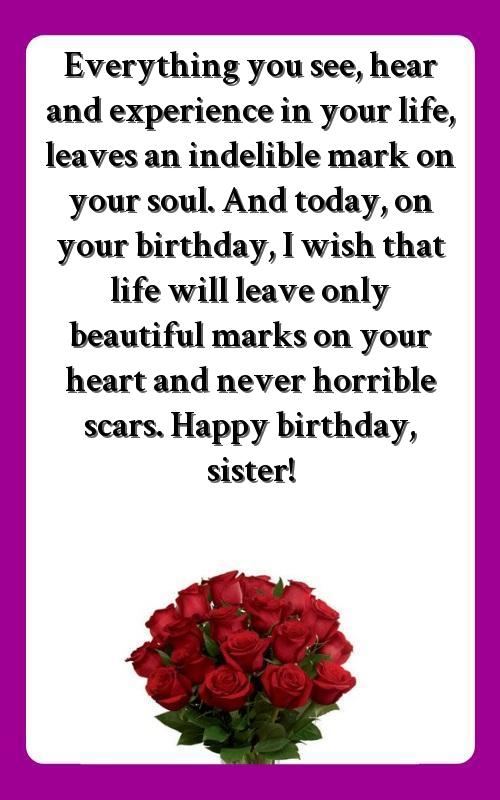 happy birthday sister wishes images